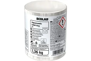 Aquanomic Solid Oxy 1.36 kg Ecolab 9084870 środek wybielający w bloku do tkanin