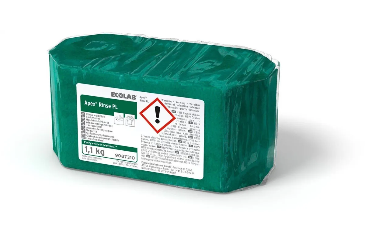 Apex Rinse PL 1,1 kg Ecolab 9087290 środek do nabłyszczania naczyń w zmywarkach