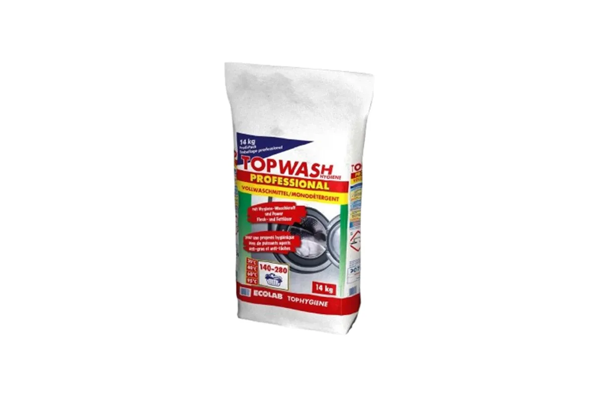 Topwash Professional 14 kg Ecolab 1200530 środek piorący z tłuszczu i oleju