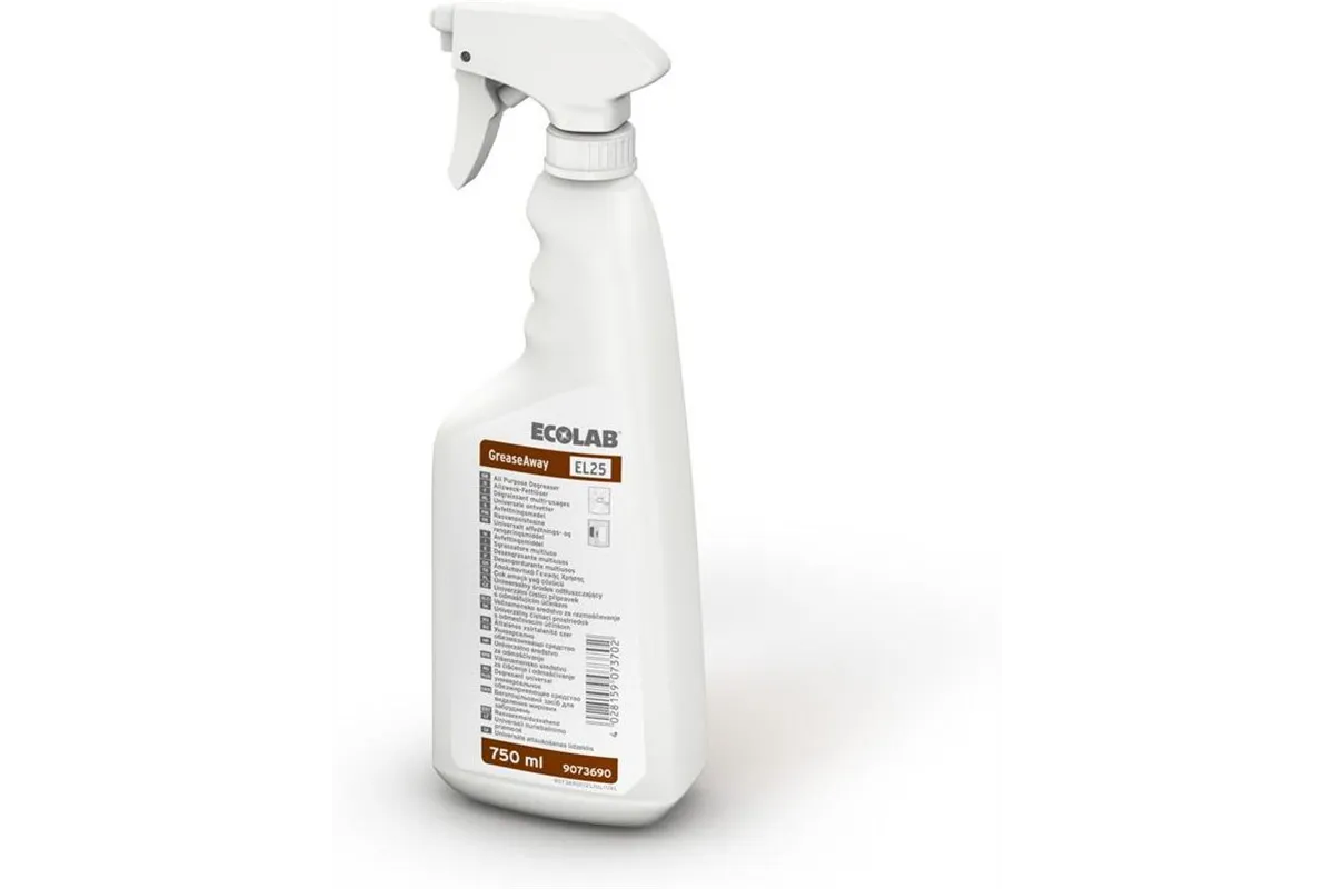Greaseaway El 25 750 ml Ecolab 9073690 środek odtłuszczający do grilli, piekarników, okapów