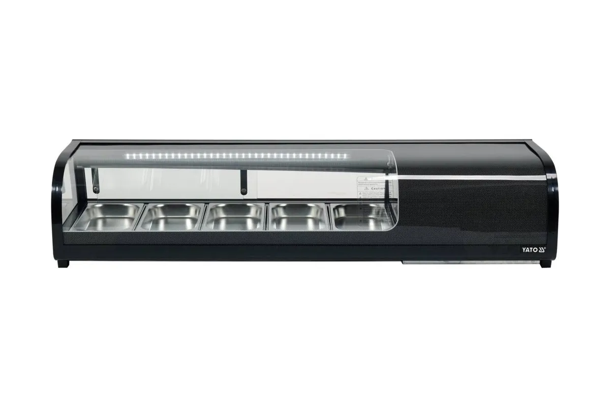 Witryna chłodnicza 5x1/3 gn 135x42x29,5 Yato YG-05001