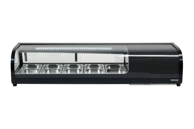 Witryna chłodnicza 5x1/3 gn 135x42x29,5 Yato YG-05001