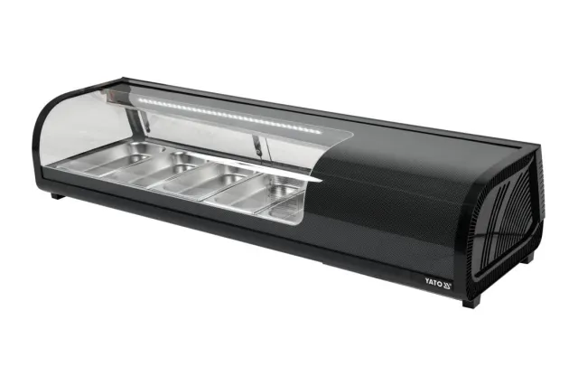 Witryna chłodnicza 5x1/3 gn 135x42x29,5 Yato YG-05001