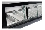 Witryna chłodnicza 5x1/3 gn 135x42x29,5 Yato YG-05001