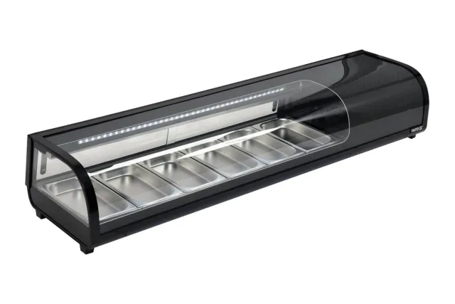 Witryna chłodnicza 6x1/3 gn 153x42x29,5 Yato YG-05002