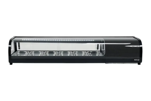 Witryna chłodnicza 6x1/3 gn 153x42x29,5 Yato YG-05002