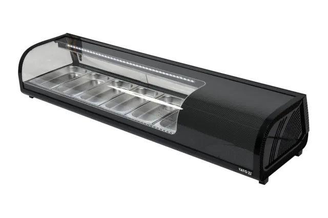 Witryna chłodnicza 6x1/3 gn 153x42x29,5 Yato YG-05002
