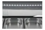 Witryna chłodnicza 6x1/3 gn 153x42x29,5 Yato YG-05002