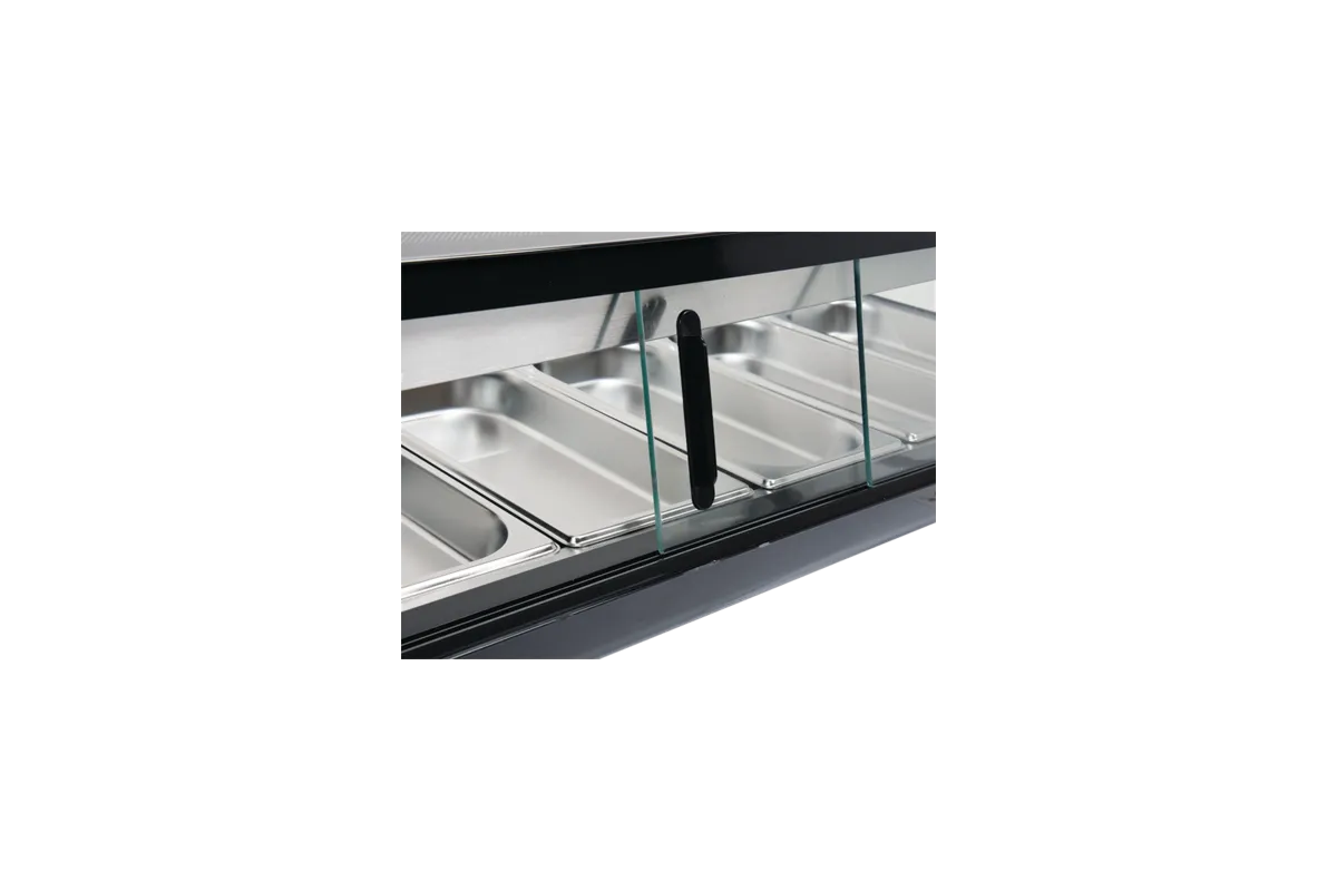 Witryna chłodnicza 6x1/3 gn 153x42x29,5 Yato YG-05002