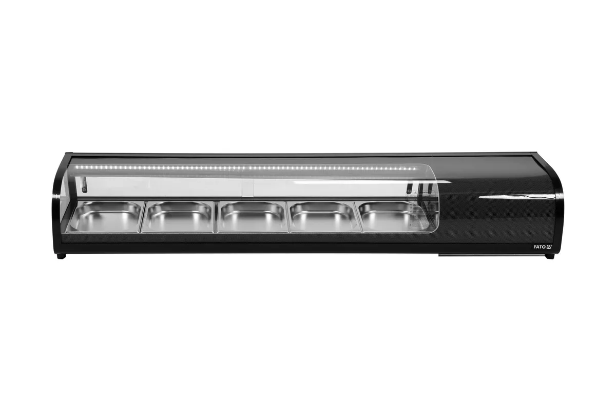 Witryna chłodnicza 5x1/2 gn 180x42x29,5 Yato YG-05005