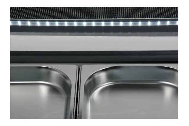 Witryna chłodnicza 5x1/2 gn 180x42x29,5 Yato YG-05005