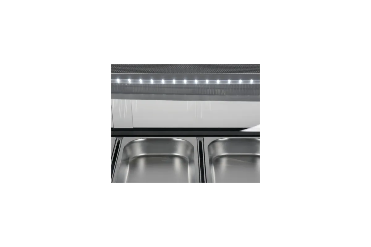 Witryna chłodnicza 5x1/2 gn 180x42x29,5 Yato YG-05005