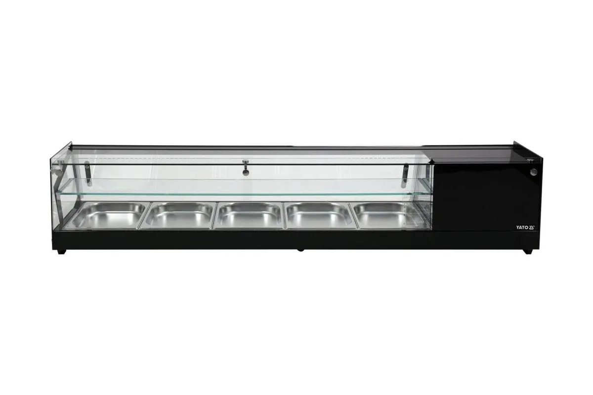 Witryna chłodnicza 5x1/2 gn 175x39x37 Yato YG-05007