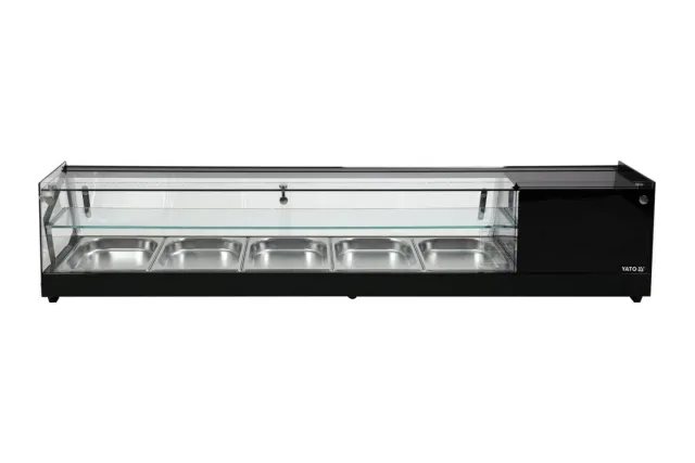Witryna chłodnicza 5x1/2 gn 175x39x37 Yato YG-05007