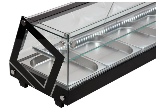 Witryna chłodnicza 5x1/2 gn 175x39x37 Yato YG-05007