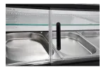 Witryna chłodnicza 5x1/2 gn 175x39x37 Yato YG-05007