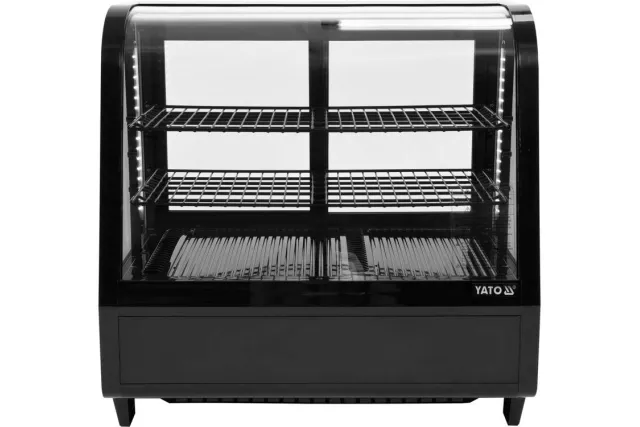 Witryna chłodnicza 100l 68x45x67 czarna Yato YG-05020