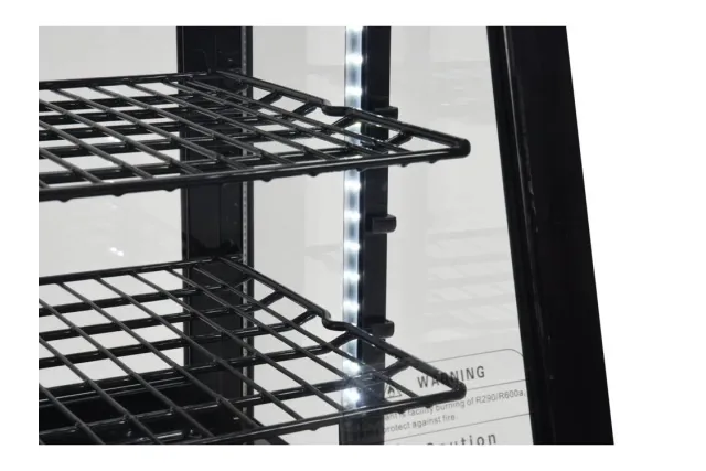 Witryna chłodnicza 100l 68x45x67 czarna Yato YG-05020