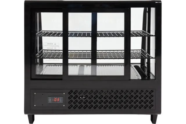 Witryna chłodnicza 100l 68x45x67 czarna Yato YG-05020