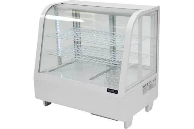 Witryna chłodnicza 100l 68x45x67 biała Yato YG-05021