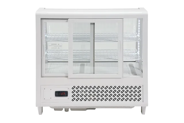 Witryna chłodnicza 100l 68x45x67 biała Yato YG-05021