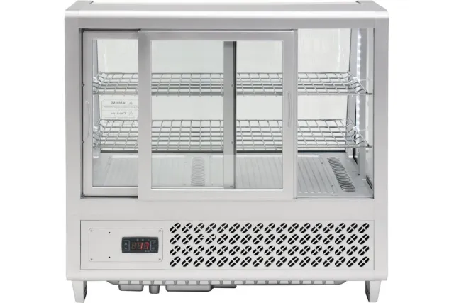 Witryna chłodnicza 100l 68x45x67 srebrna Yato YG-05022