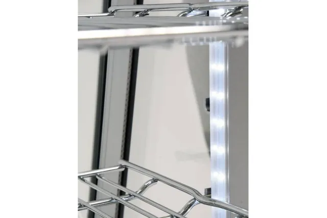 Witryna chłodnicza 100l 68x45x67 srebrna Yato YG-05022