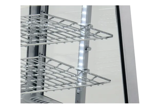 Witryna chłodnicza 100l 68x45x67 srebrna Yato YG-05022