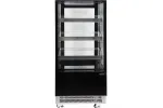 Witryna chłodnicza 300l 65x80x144 czarna Yato YG-05040
