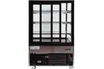 Witryna chłodnicza 400l 90x80x144 czarna Yato YG-05045