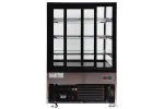 Witryna chłodnicza 400l 90x80x144 czarna Yato YG-05045