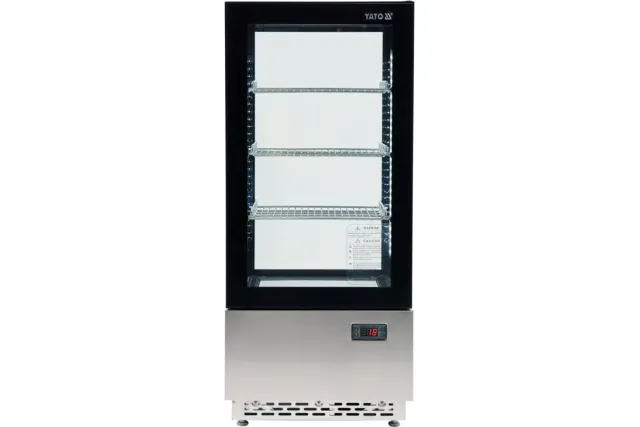 Witryna chłodnicza 78l 43x39x98 czarna Yato YG-05060