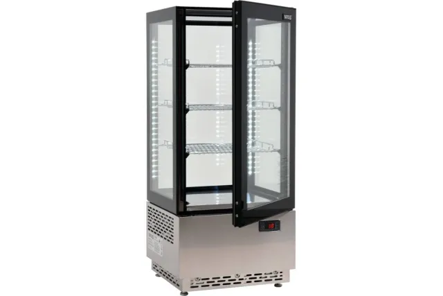 Witryna chłodnicza 78l 43x39x98 czarna Yato YG-05060