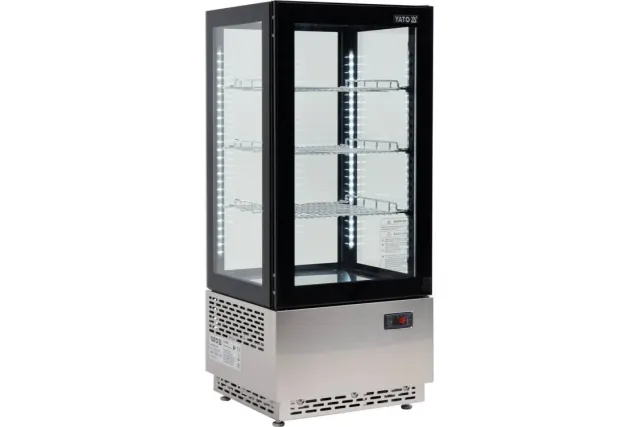 Witryna chłodnicza 78l 43x39x98 czarna Yato YG-05060