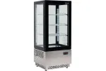 Witryna chłodnicza 78l 43x39x98 czarna Yato YG-05060