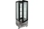 Witryna chłodnicza 400l 65x65x190 czarna Yato YG-05068