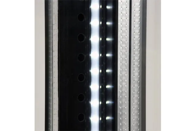 Witryna chłodnicza 400l 65x65x190 czarna Yato YG-05068