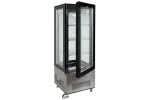 Witryna chłodnicza 400l 65x65x190 czarna Yato YG-05068