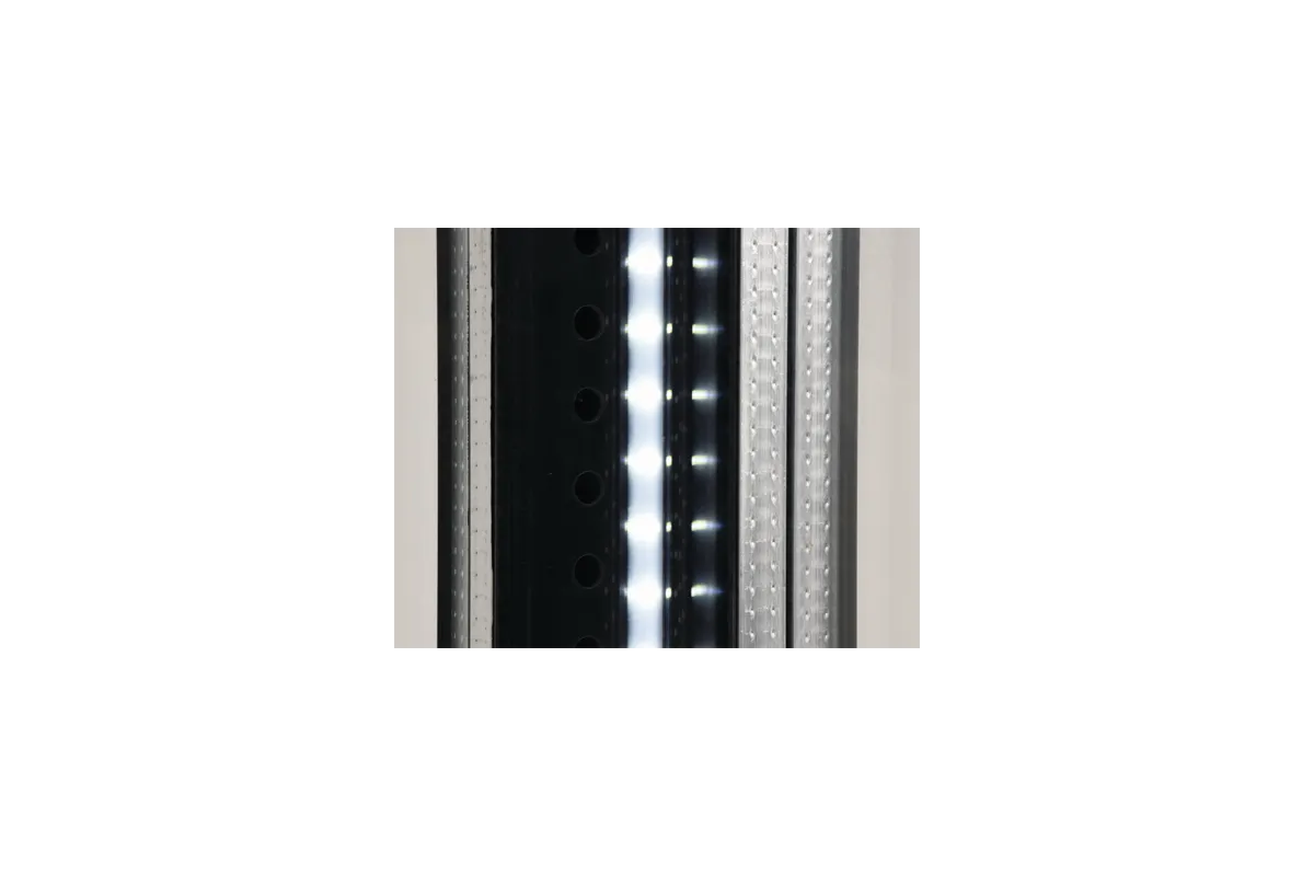 Witryna chłodnicza 400l 65x65x190 czarna Yato YG-05068