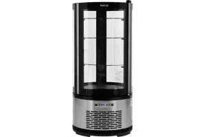 Witryna chłodnicza 100l 48x48x103 czarna Yato YG-05094