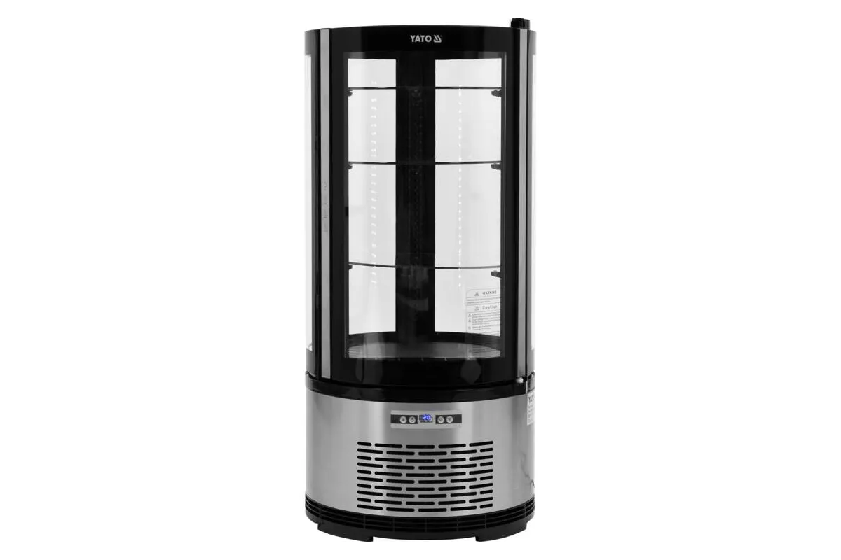 Witryna chłodnicza 100l 48x48x103 czarna Yato YG-05094