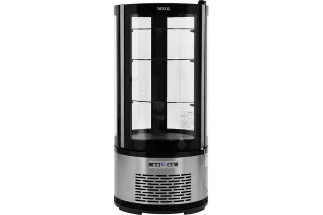 Witryna chłodnicza 100l 48x48x103 czarna Yato YG-05094