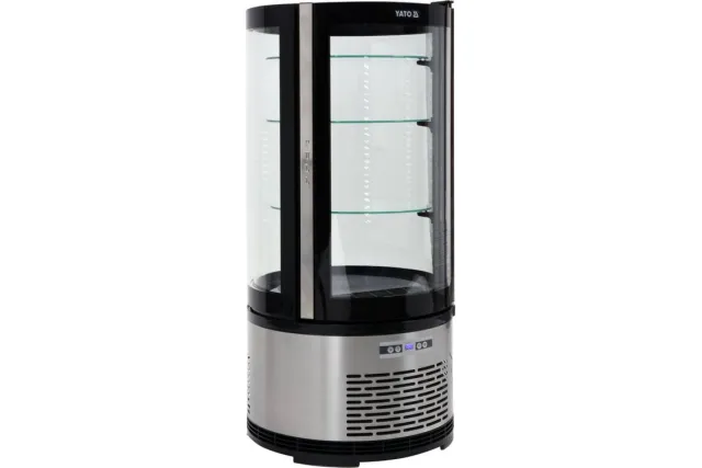 Witryna chłodnicza 100l 48x48x103 czarna Yato YG-05094