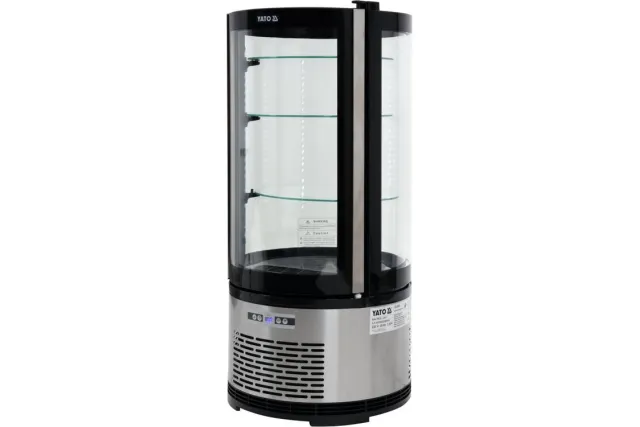 Witryna chłodnicza 100l 48x48x103 czarna Yato YG-05094