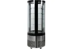 Witryna chłodnicza 400l 68x68x175 czarna Yato YG-05098
