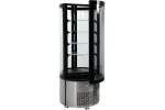 Witryna chłodnicza 400l 68x68x175 czarna Yato YG-05098