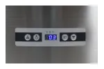 Witryna chłodnicza 400l 68x68x175 czarna Yato YG-05098