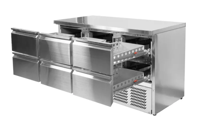 Stół chłodniczy z 6 szufladami - linia 700 Yato YG-05281