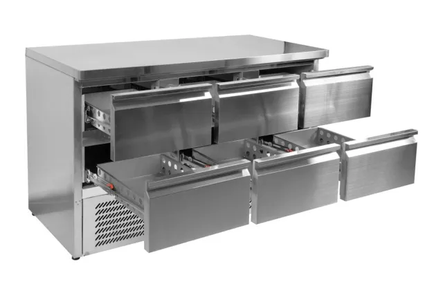 Stół chłodniczy z 6 szufladami - linia 700 Yato YG-05281