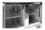 Stół chłodniczy 3-drzwiowy do pizzy z nadstawką i blatem granitowym Yato YG-05305